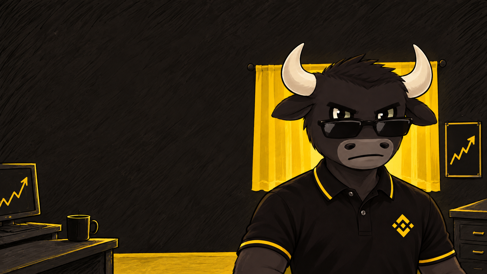 CZBULL black and yellow trader room hero