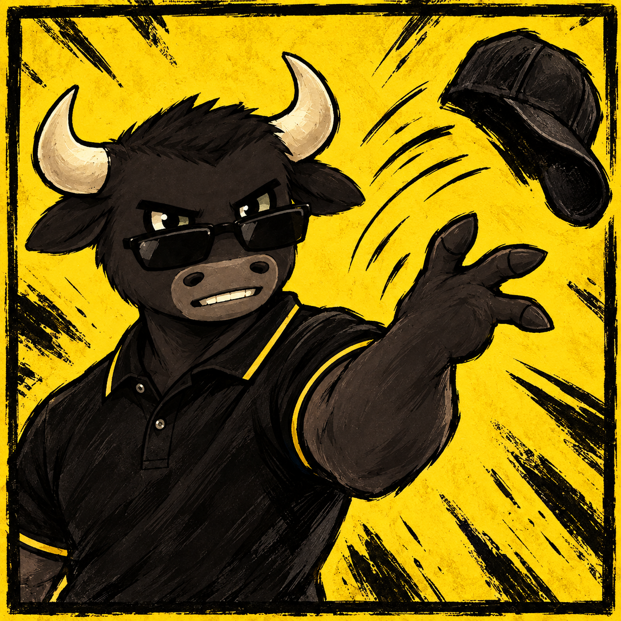 CZBULL tossing a cap