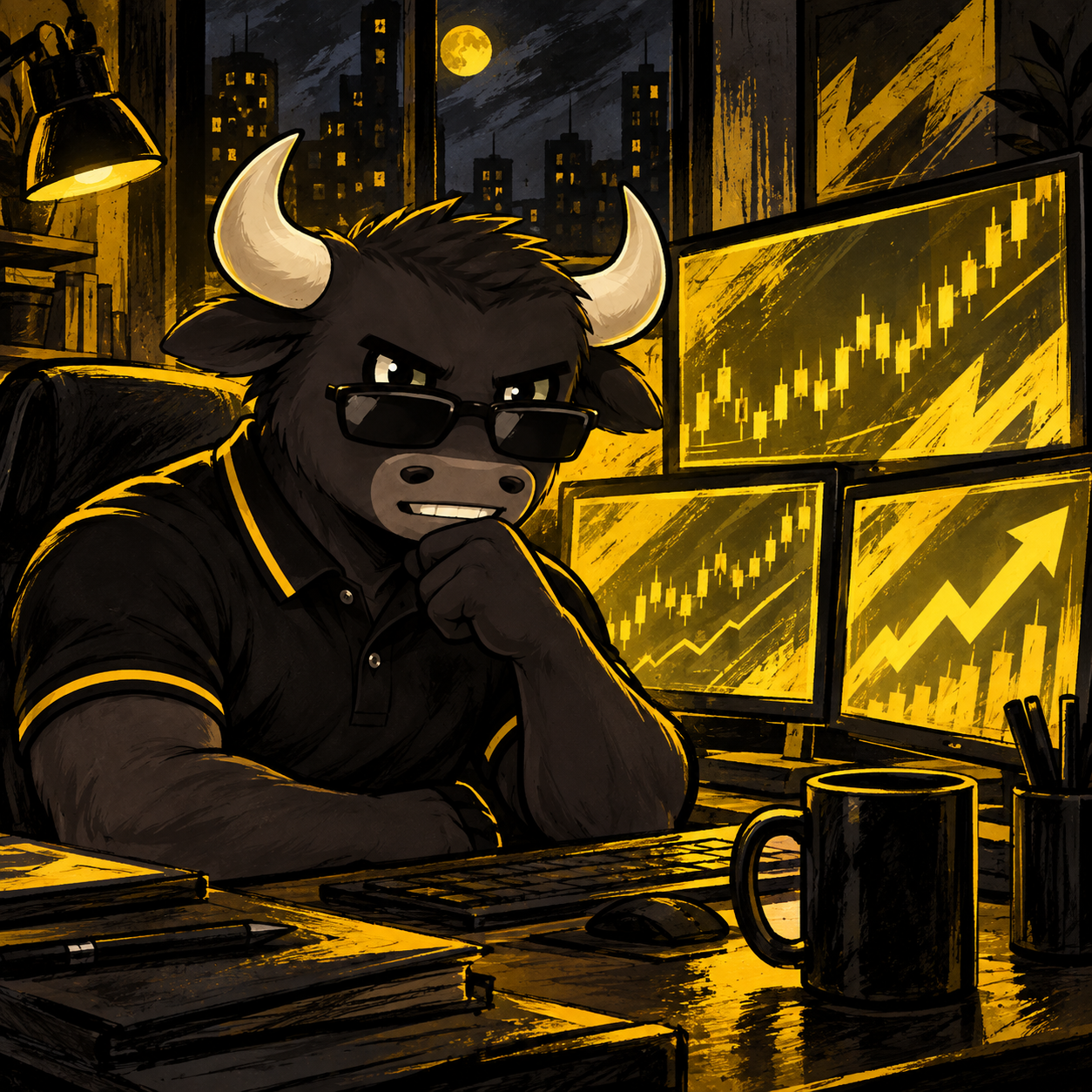 CZBULL at the trading desk