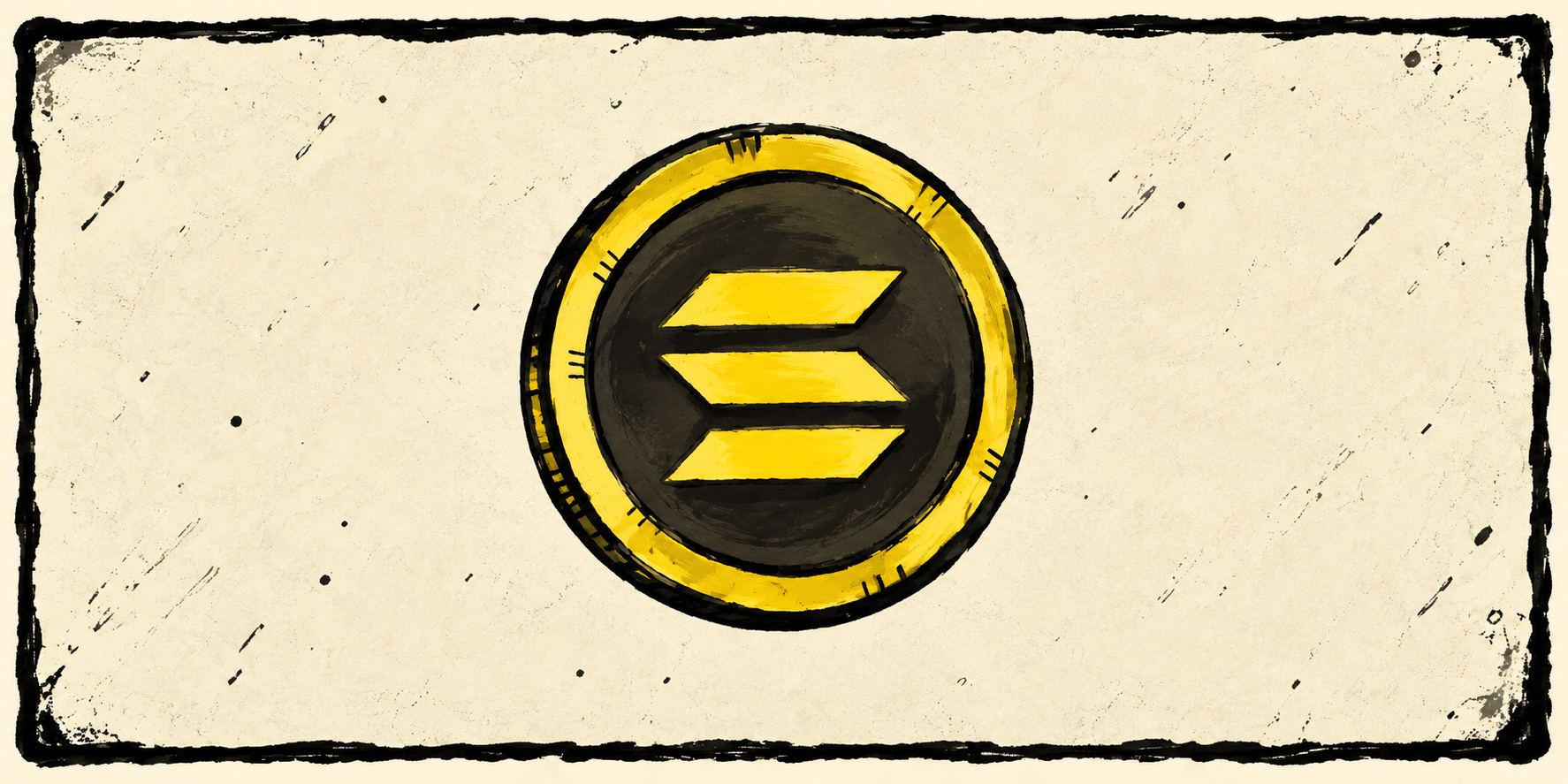 SOL coin illustration